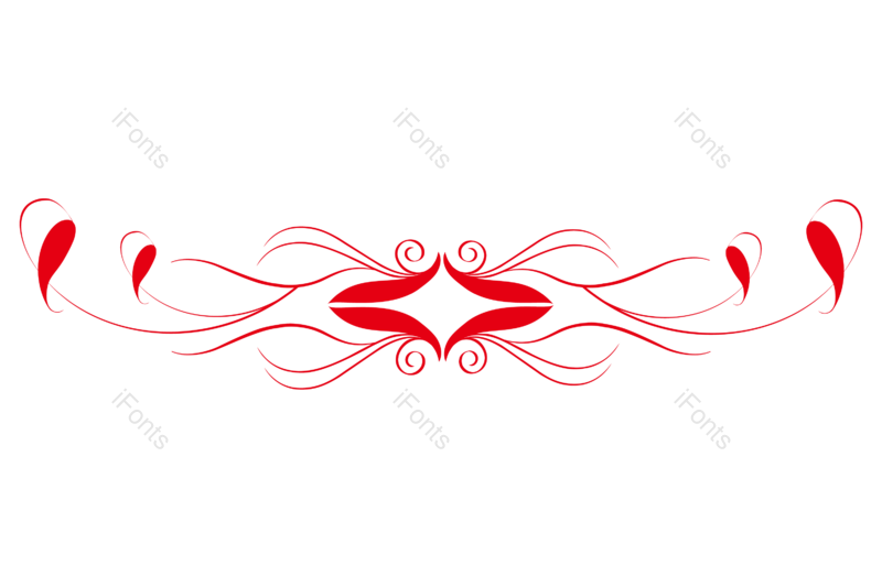 花纹图片,红色元素,矢量元素PNG,红色花纹免抠素材